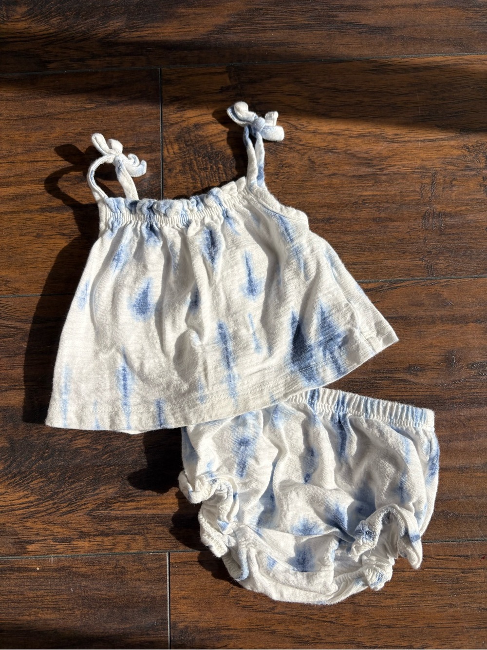 Baby Gap Cotton Gauze Set 0-3M Blue Tie Dye